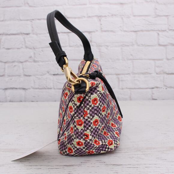 Miu Miu Spirit Tessuto Multicolor Nylon Mini Handbag Satchel Purse Handbag A4984 - Picture 9 of 12